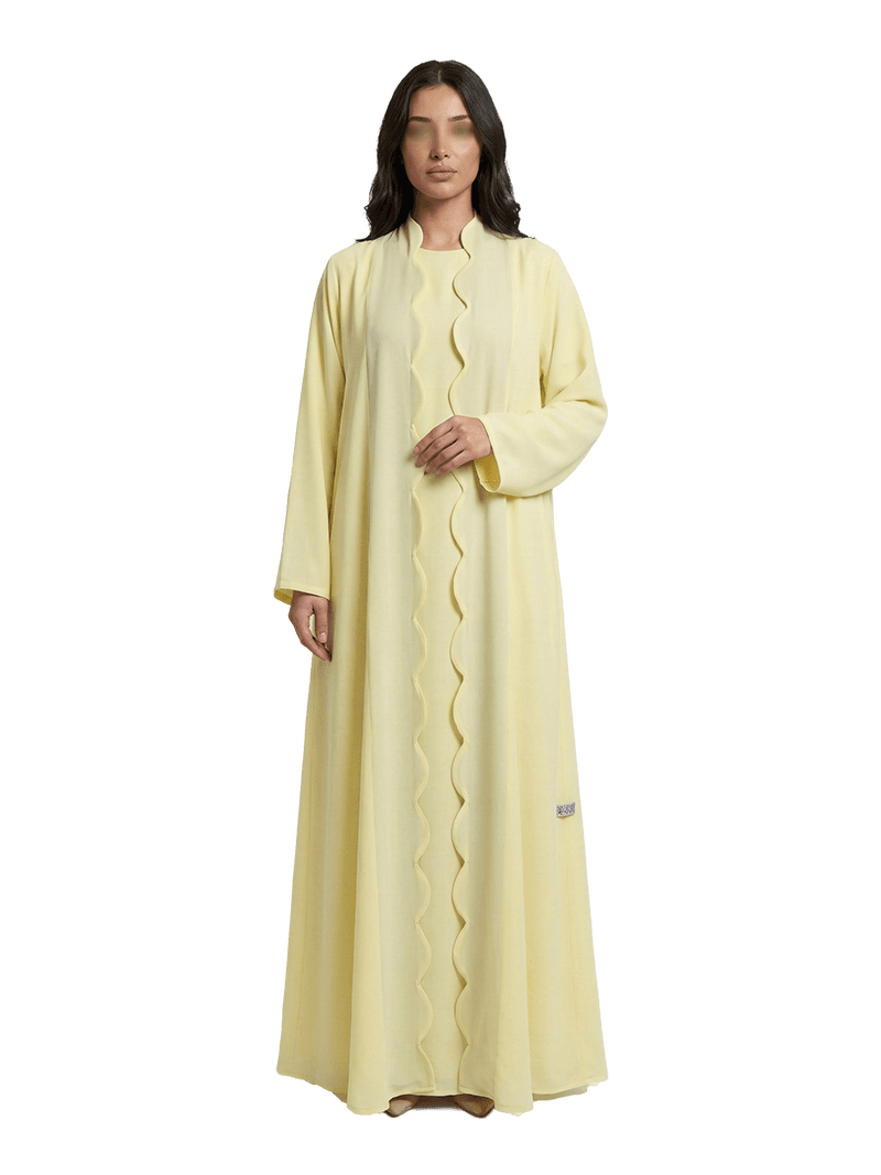 عباية "ليمون ويف" بتصميم الأمواج